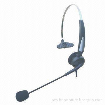 Phone Headsets with -34dB Mic Sensitivity and 20 to 20KHz Frequency Response